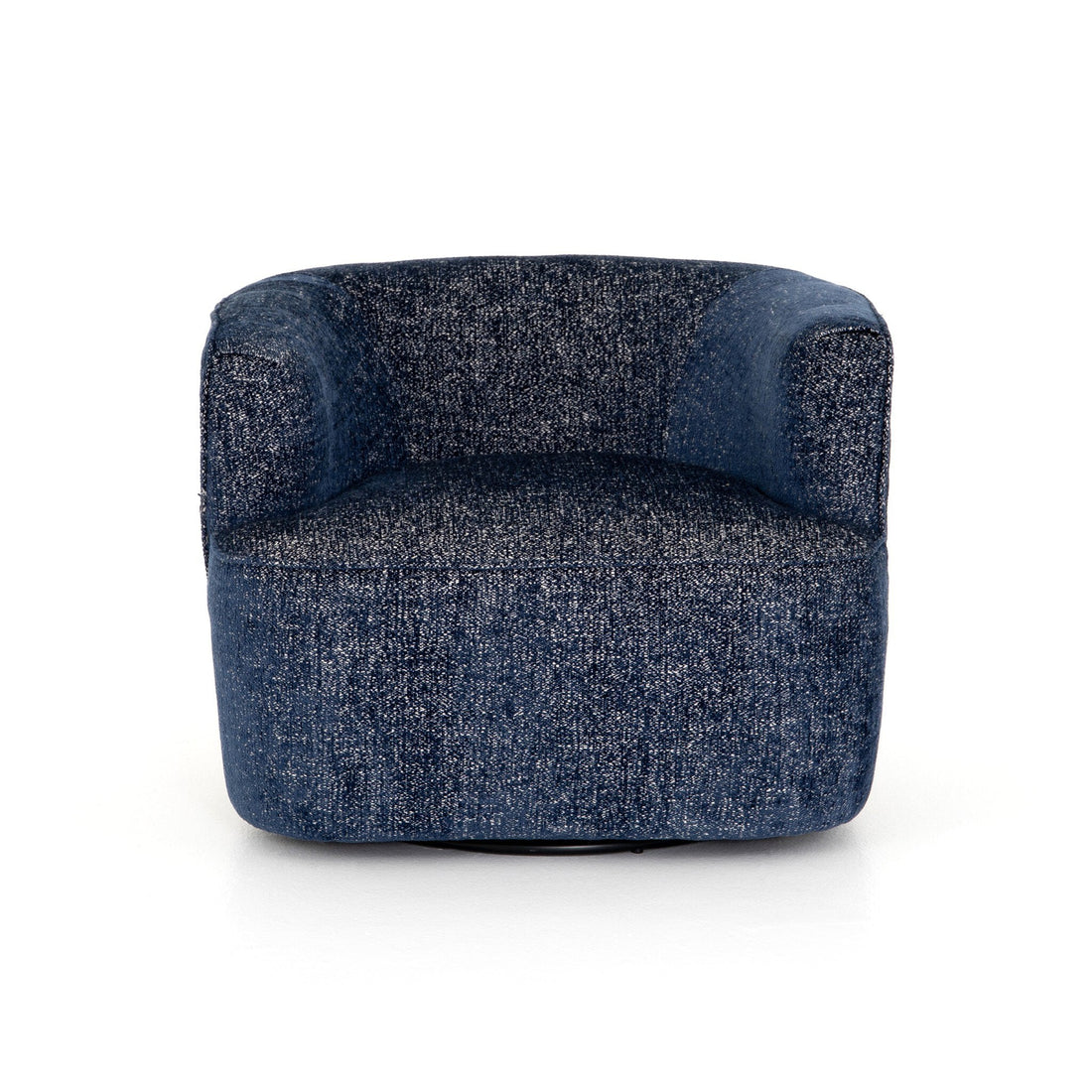 Mila Swivel Chair in Comal Azure