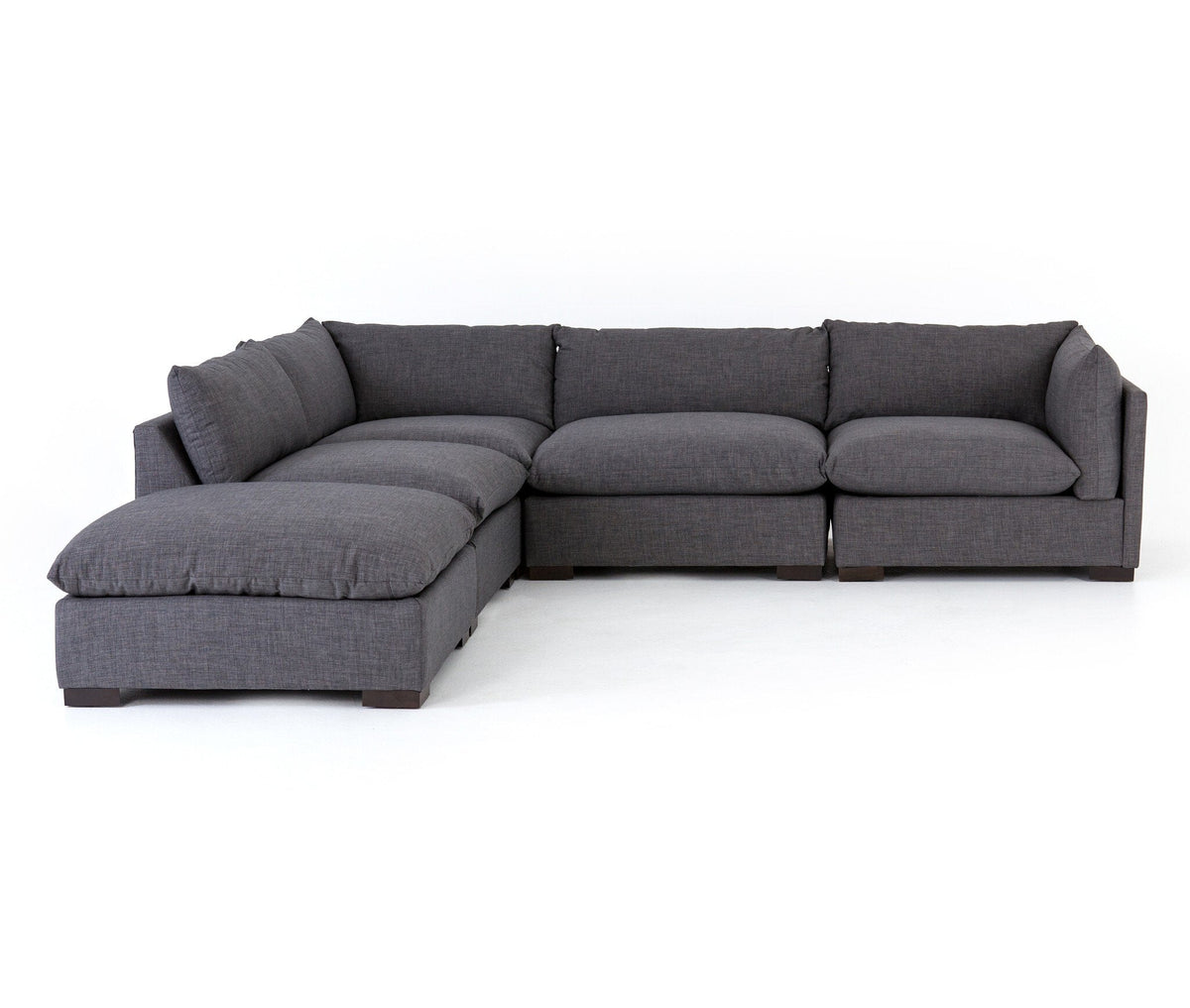 Westwood 4-Piece Sectional in Bennett Charcoal