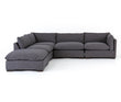 Westwood 4-Piece Sectional in Bennett Charcoal