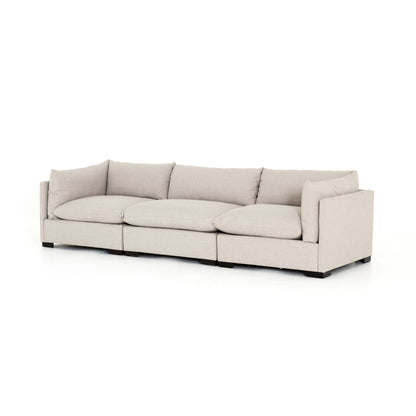 Westwood 3-Piece Sectional in Bennett Moon