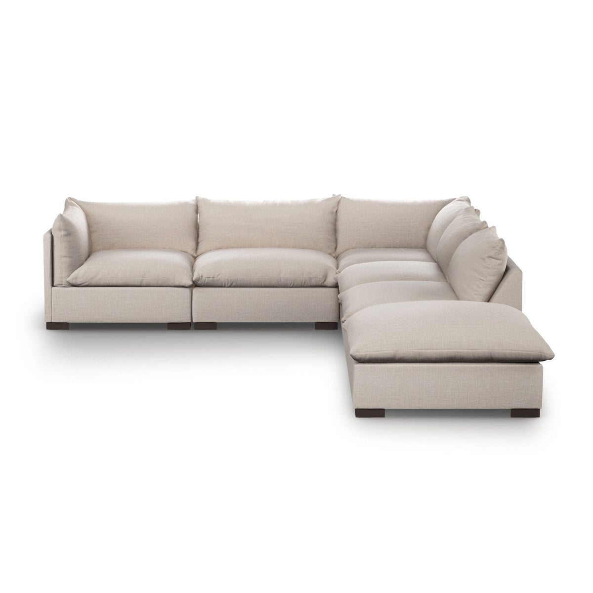 Westwood 5-Piece Sectional in Bennett Moon