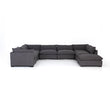 Westwood 7-Piece Sectional W/ Ottoman in Bennett Charcoal