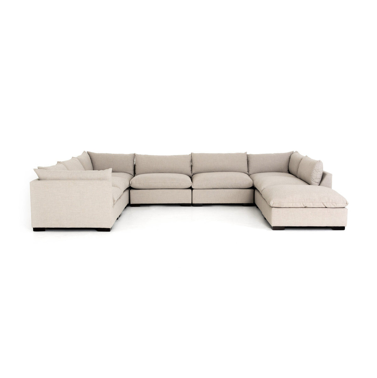 Westwood 7-Piece Sectional W/ Ottoman in Bennett Moon