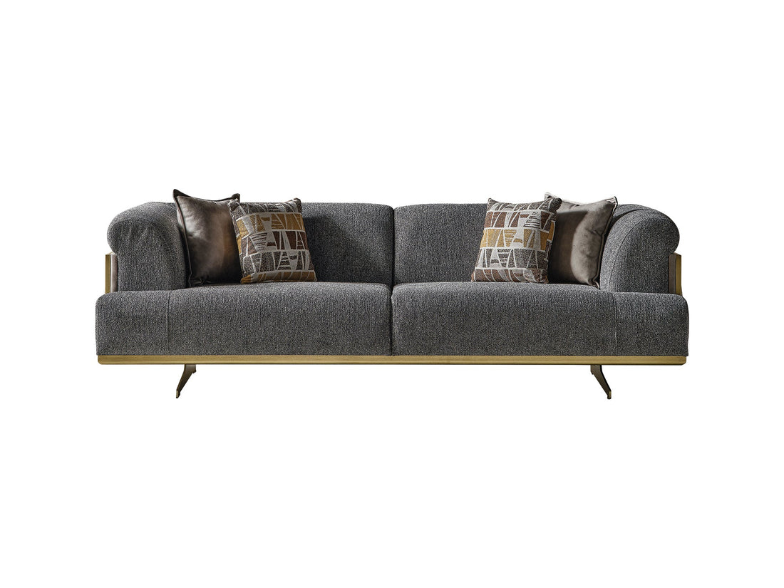 Urla Stationary Sofa in Grey