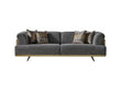 Urla Stationary Sofa in Grey