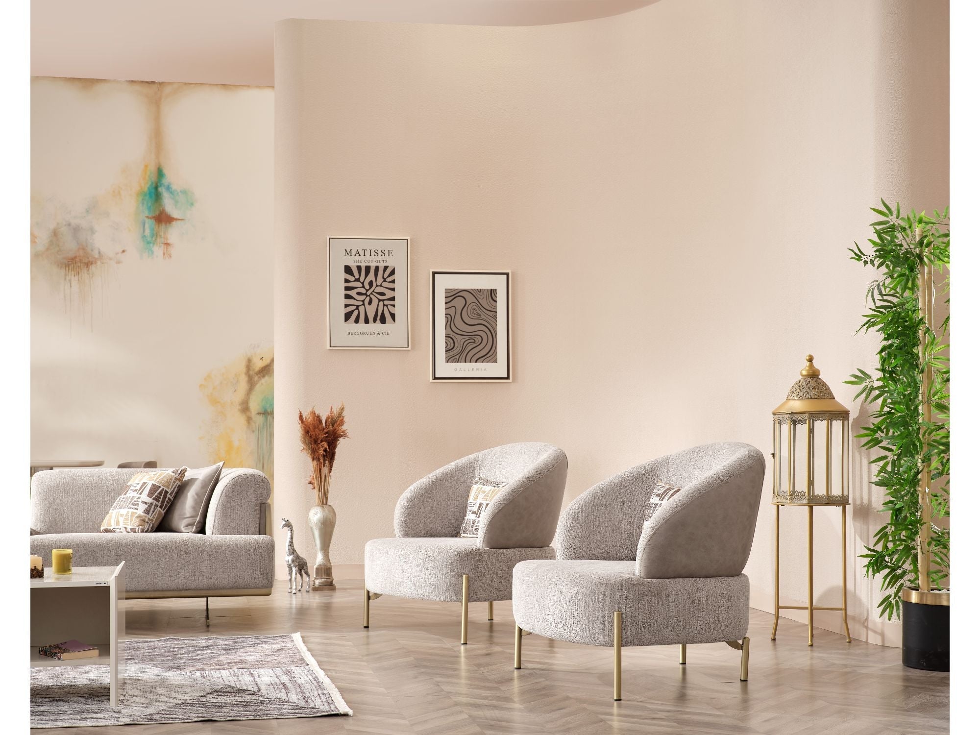 Urla Chair in Cream