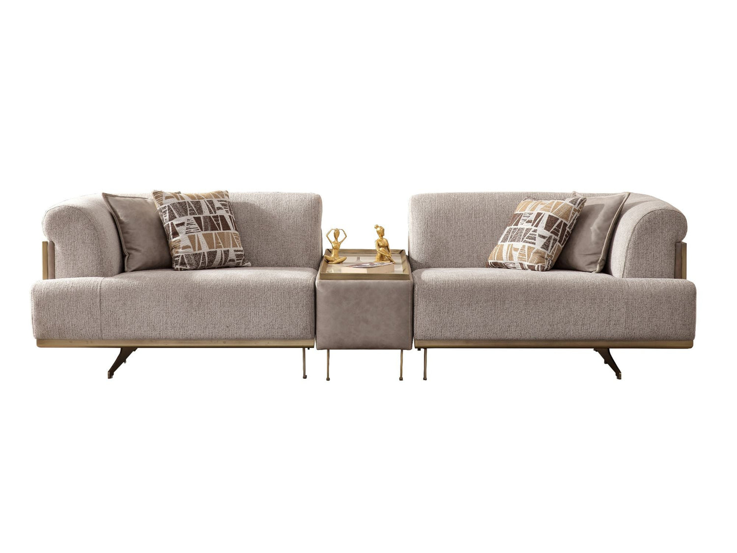 Urla Stationary Module Sofa in Cream