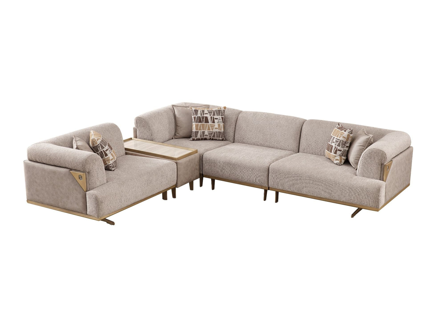 Urla Cream Modular Sectional