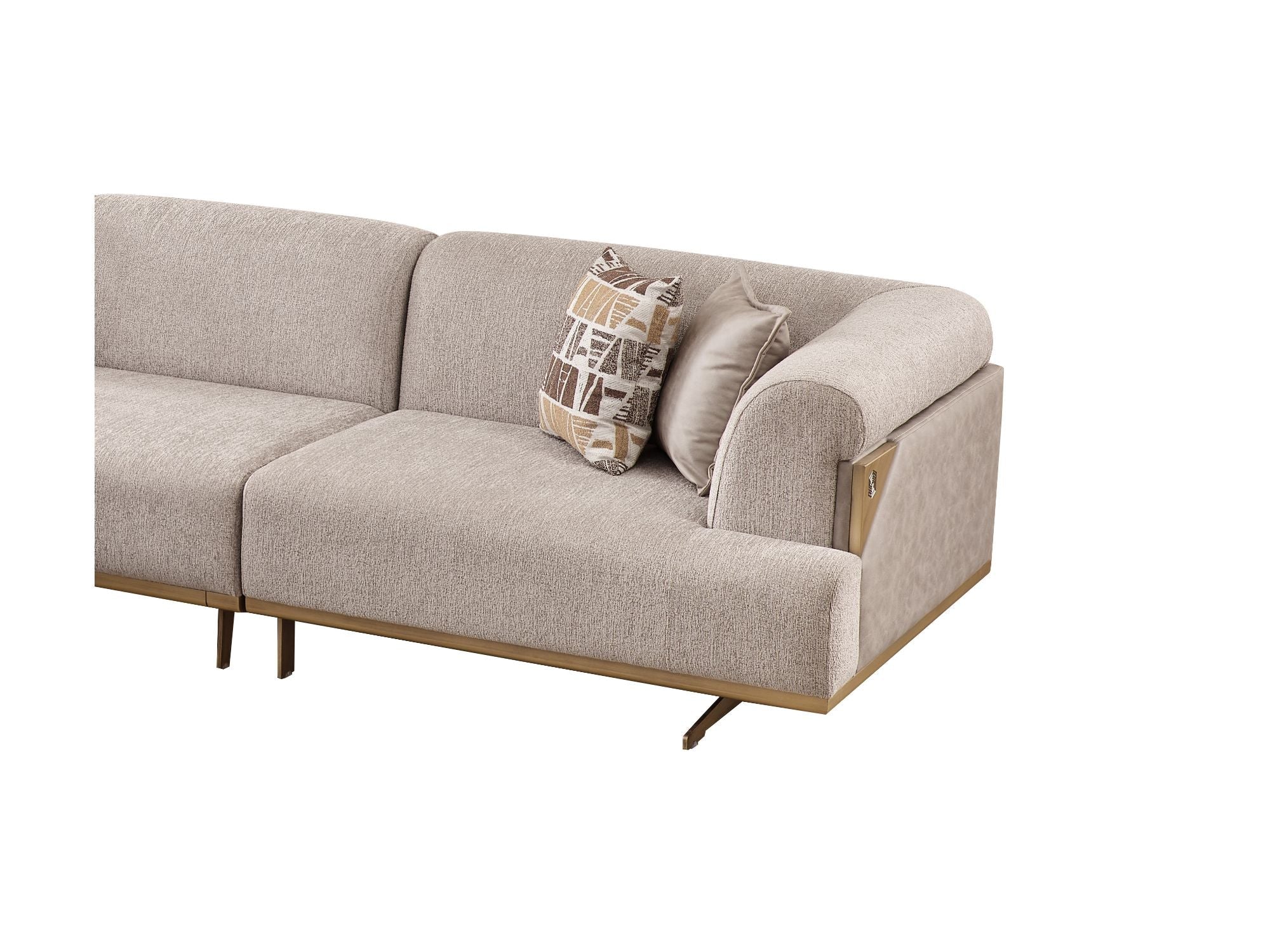 Urla Modular Sectional Sofa in Cream