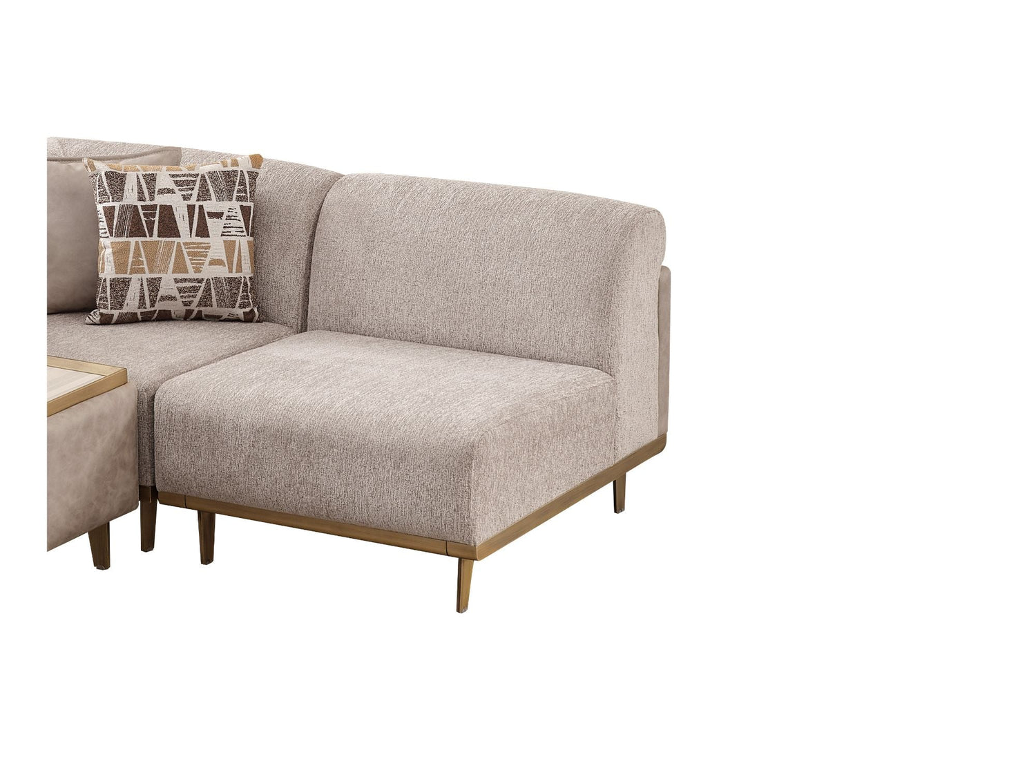 Urla Modular Sectional Sofa in Cream