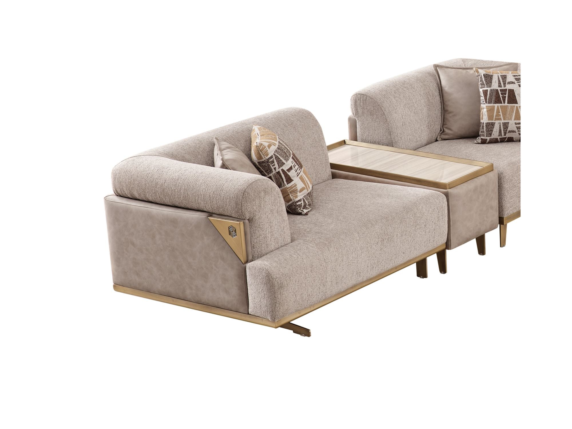Urla Modular Sectional Sofa in Cream