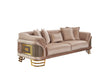 Versace Stationary Sofa in Cream