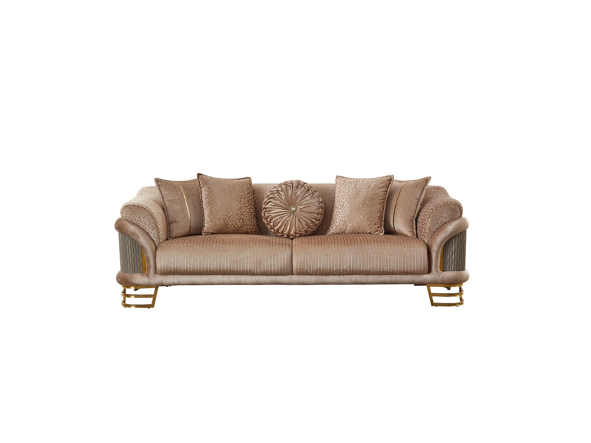 Versace Stationary Sofa in Beige