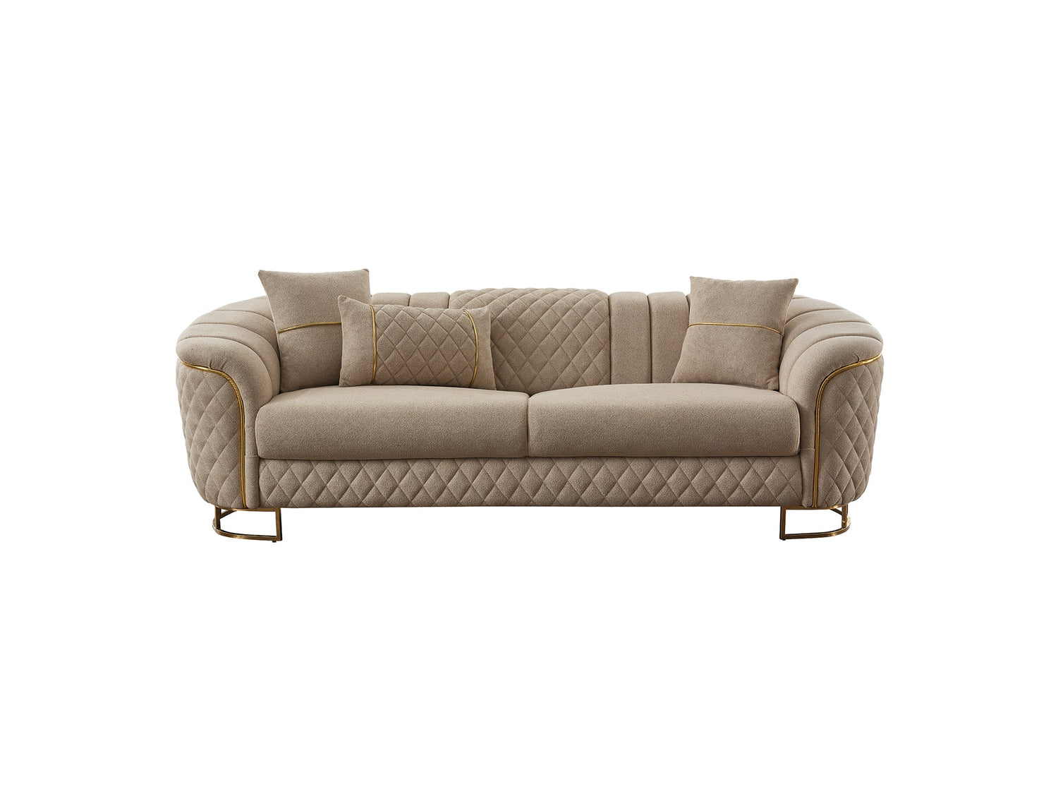 Victoria Stationary Sofa in Cream