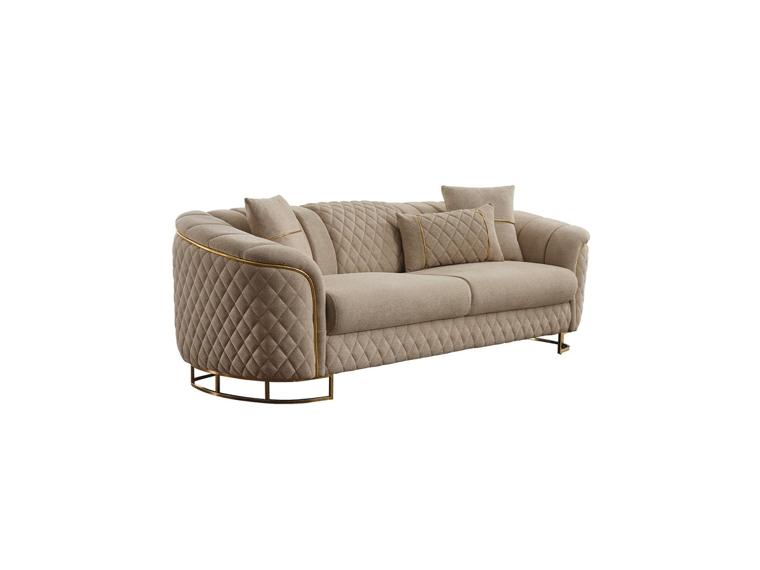 Victoria Stationary Sofa in Cream