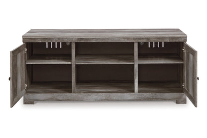 Wynnlow Gray 63" TV Stand with Electric Fireplace from Ashley - Luna Furniture