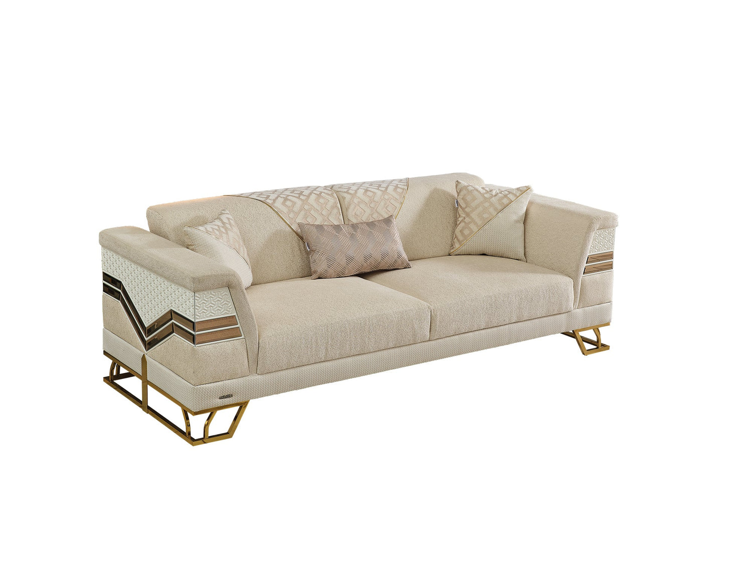 Zen Convertible Sofa in Cream