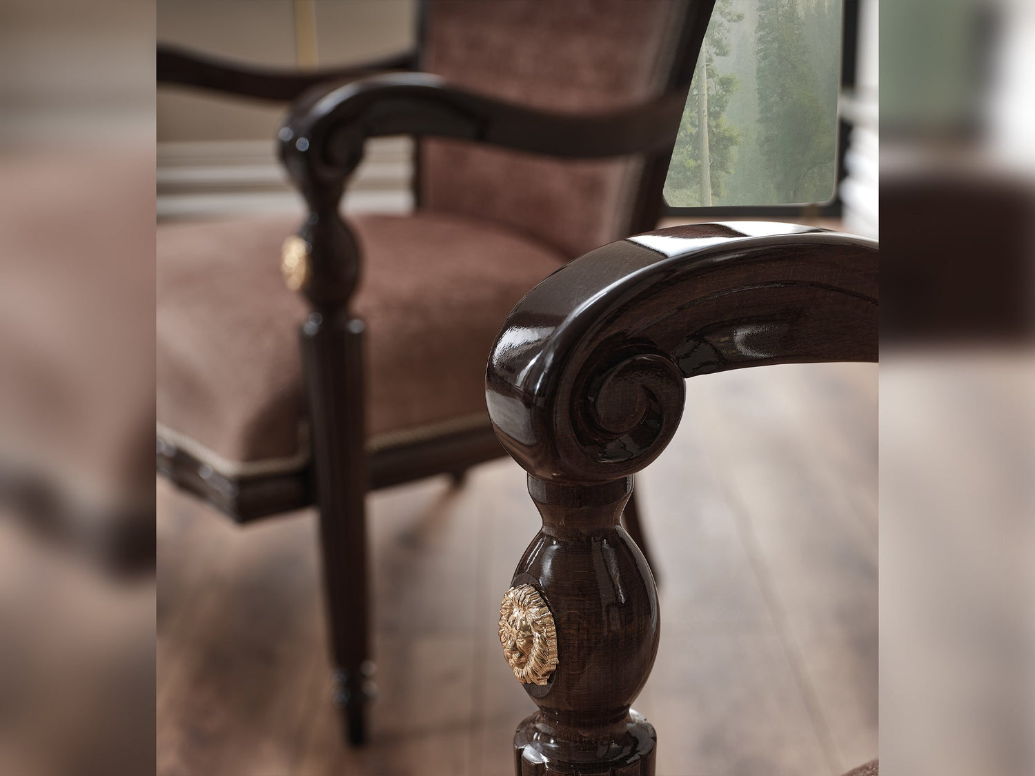 Zumrut Chair in Light Brown