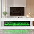 A85 TV STAND W/FIREPLACE (WHITE) - A85 TV STAND
