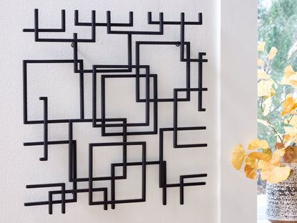 Aadanton Black Wall Decor - A8010400