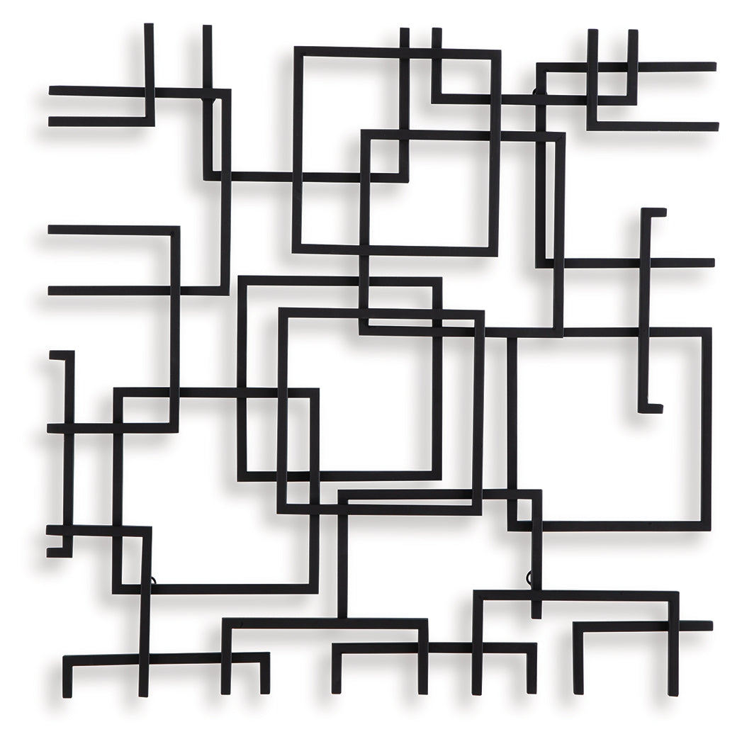 Aadanton Black Wall Decor - A8010400