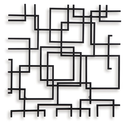 Aadanton Black Wall Decor - A8010400