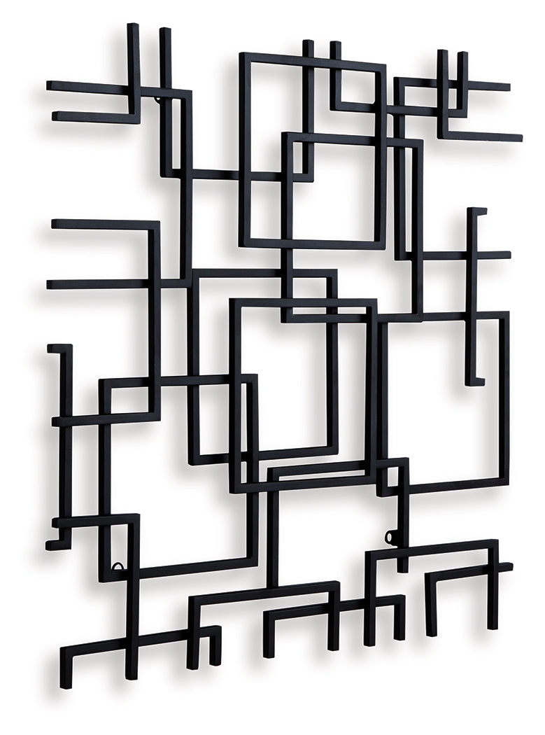 Aadanton Black Wall Decor - A8010400
