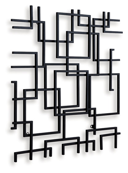 Aadanton Black Wall Decor - A8010400