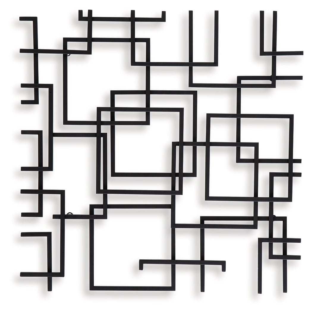 Aadanton Black Wall Decor - A8010400