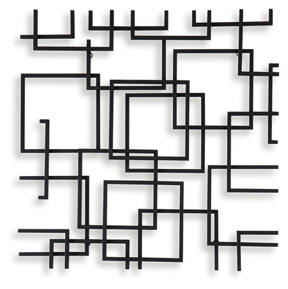 Aadanton Black Wall Decor - A8010400