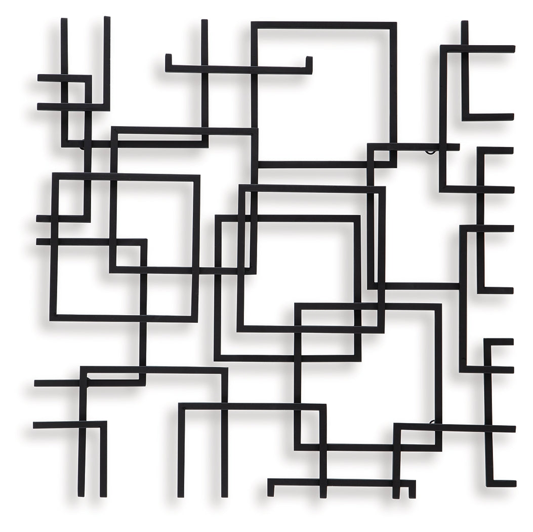 Aadanton Black Wall Decor - A8010400