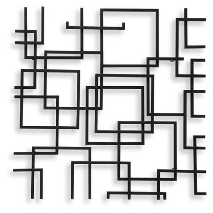 Aadanton Black Wall Decor - A8010400