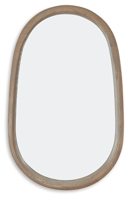 Aarilynn Antique Brown Accent Mirror - A8010329