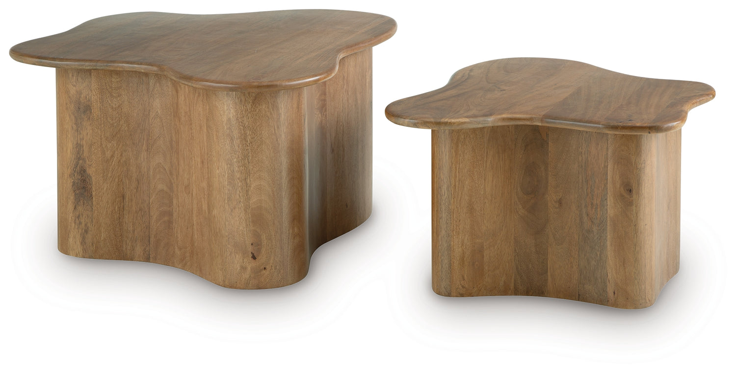 Abeford Brown Accent Coffee Table (Set of 2) - A4000711