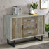 Abelardo Weathered Oak/Cement 3-Drawer Accent Cabinet - 953565 - Bien Home Furniture & Electronics