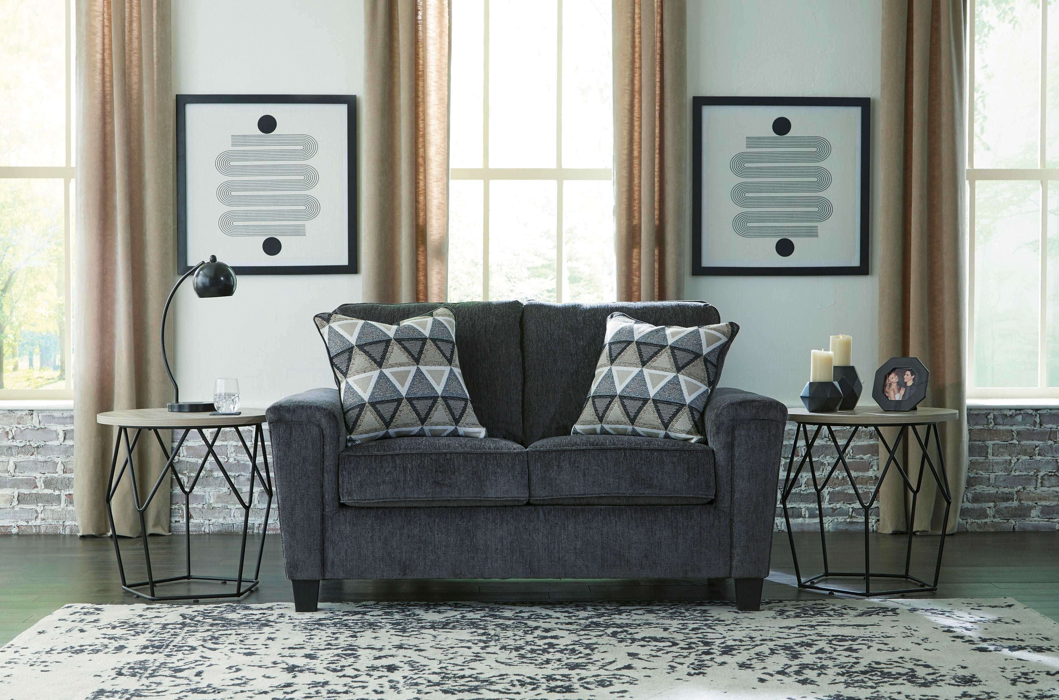 Abinger Smoke Living Room Set - SET | 8390538 | 8390535 - Bien Home Furniture &amp; Electronics