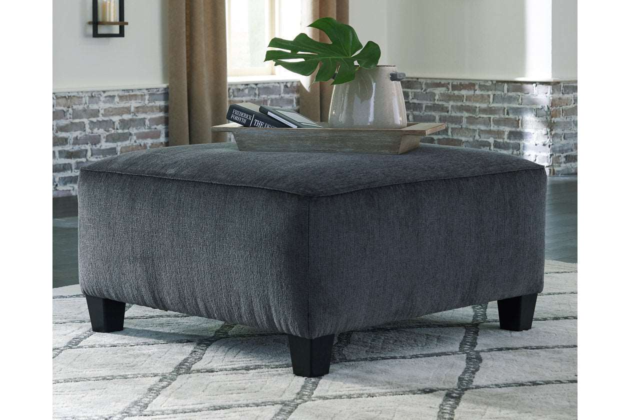 Abinger Smoke Oversized Accent Ottoman - 8390508 - Bien Home Furniture &amp; Electronics