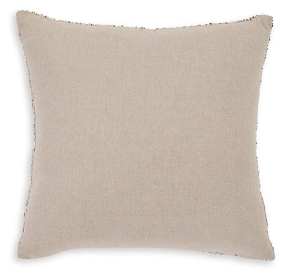 Abler Ivory/Gray/Gold Pillow - A1001068P