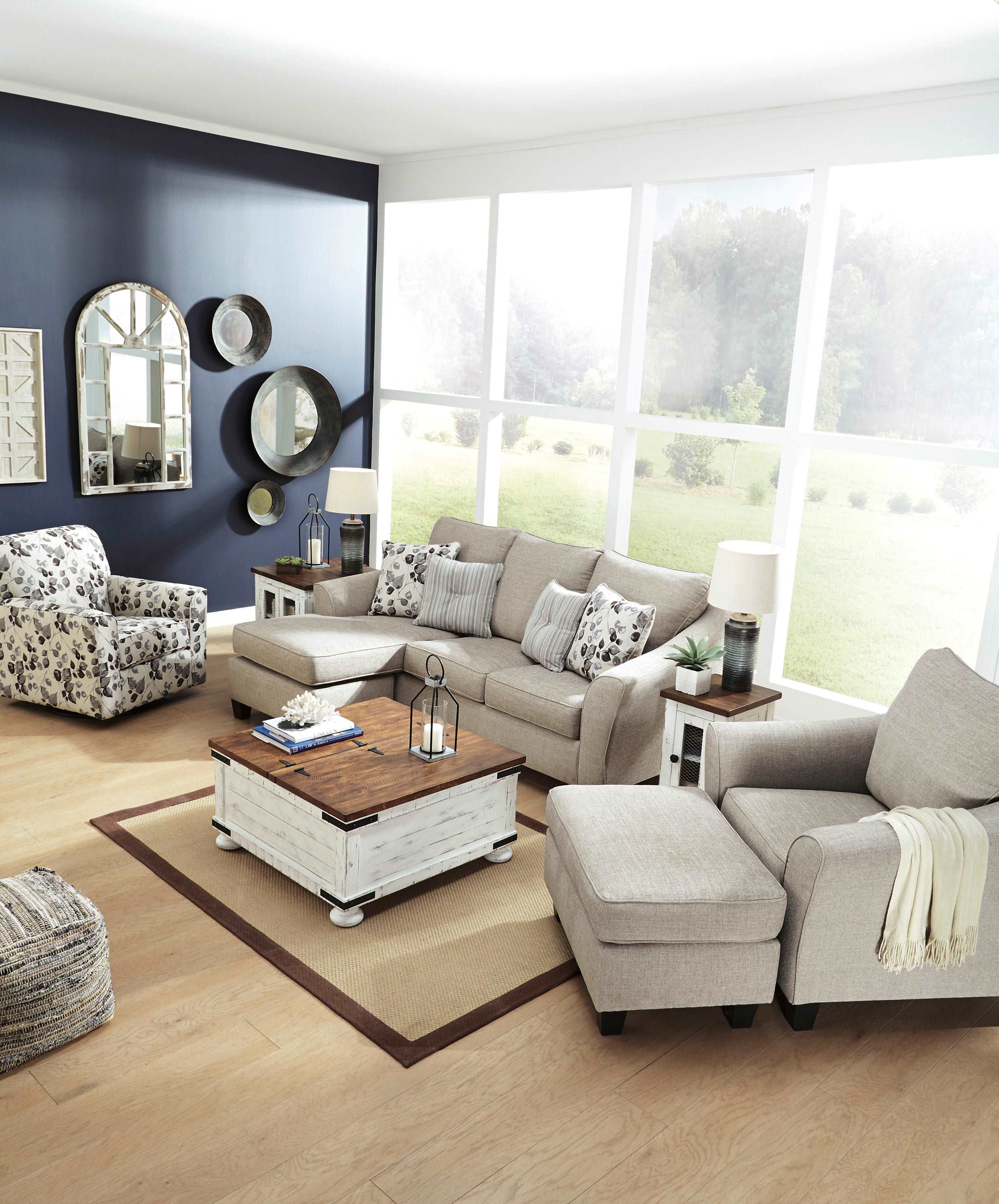 Abney Driftwood Living Room Set - SET | 4970118 | 4970120 | 4970142 | 4970114 - Bien Home Furniture &amp; Electronics