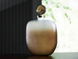 Acario Taupe/Gold Finish Jar - A2000782