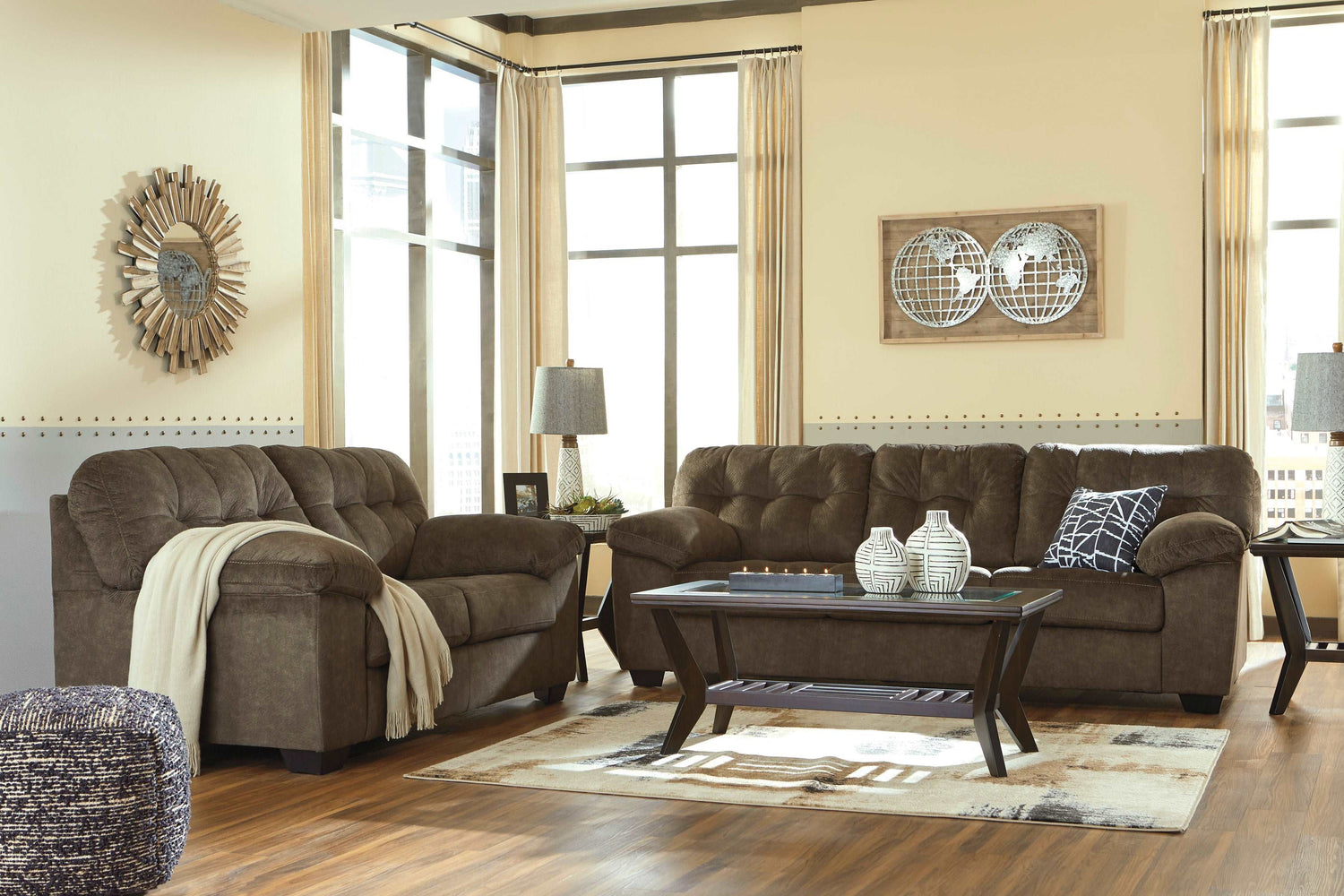 Accrington Earth Living Room Set - SET | 7050838 | 7050835 | 7050825 - Bien Home Furniture &amp; Electronics