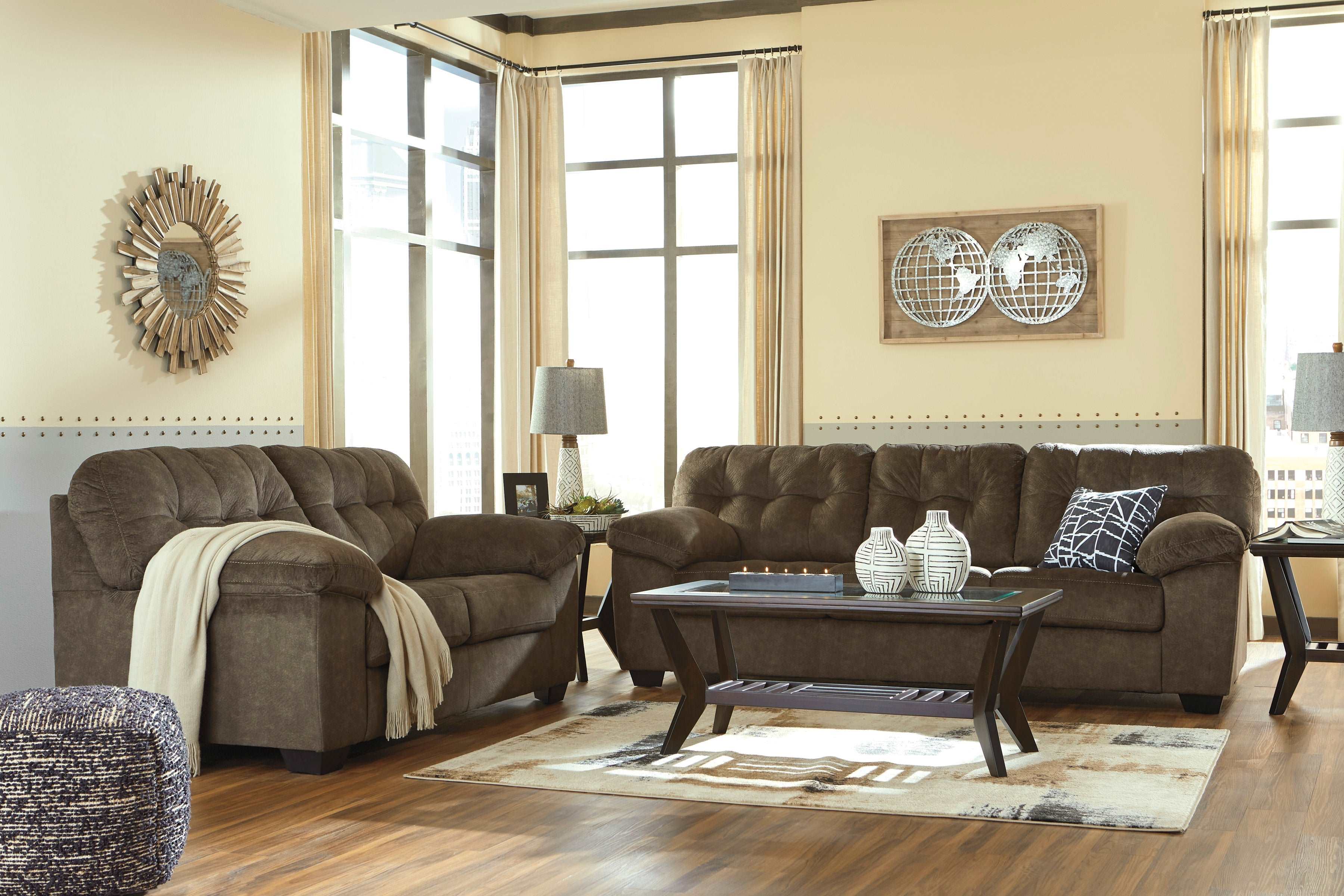 Accrington Earth Living Room Set - SET | 7050838 | 7050835 | 7050825 - Bien Home Furniture &amp; Electronics