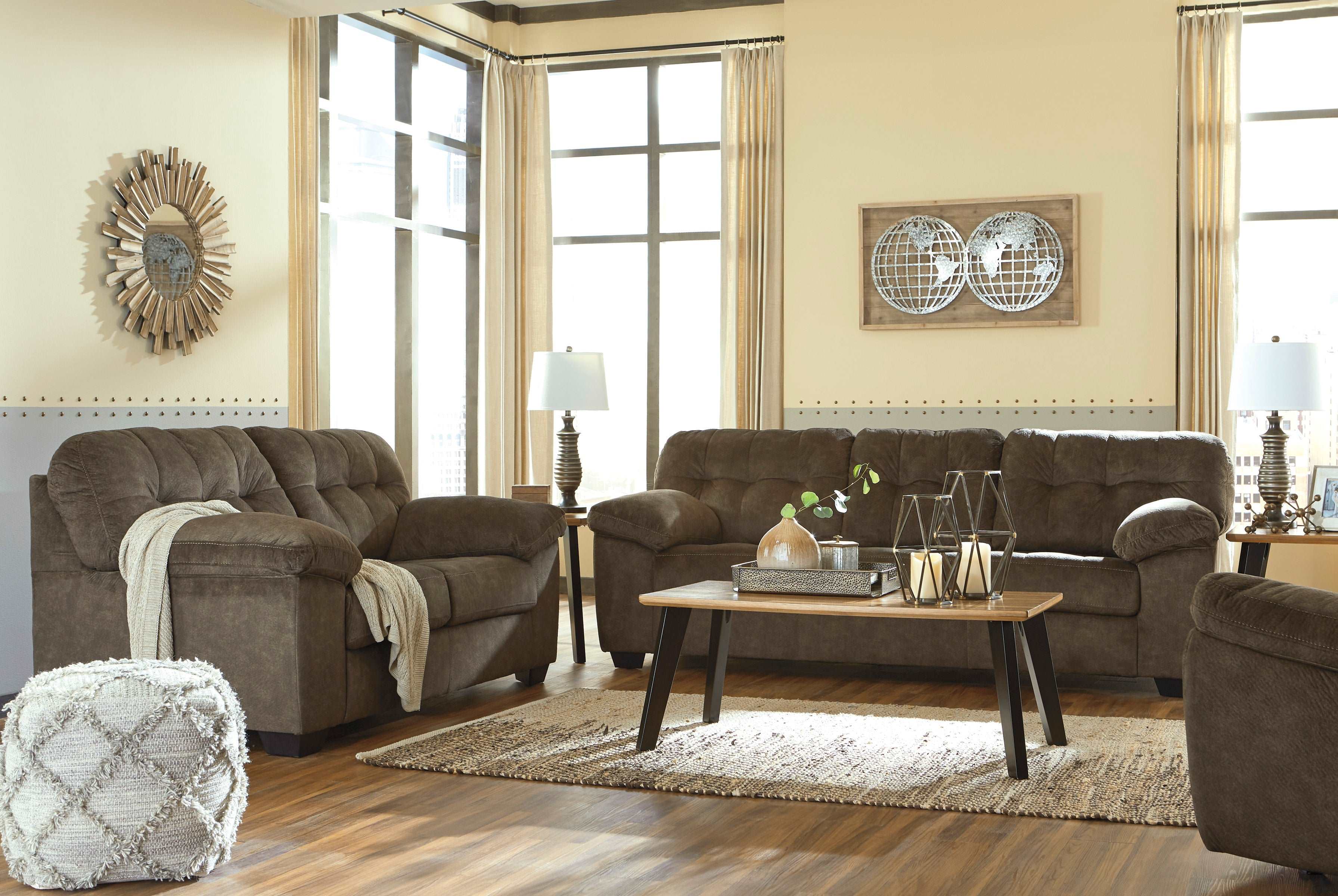 Accrington Earth Living Room Set - SET | 7050838 | 7050835 | 7050825 - Bien Home Furniture &amp; Electronics
