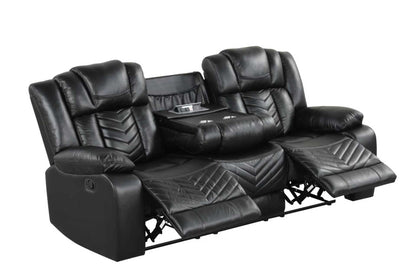 Ace Black - 3PC Reclining Set - Ace Black