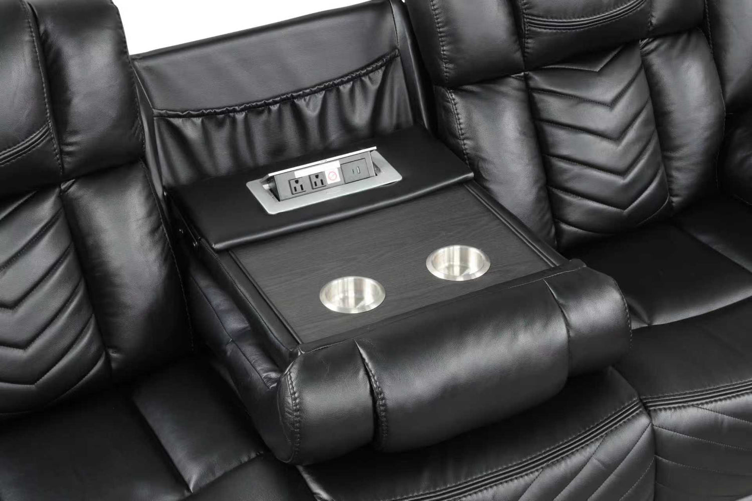 Ace Black - 3PC Reclining Set - Ace Black