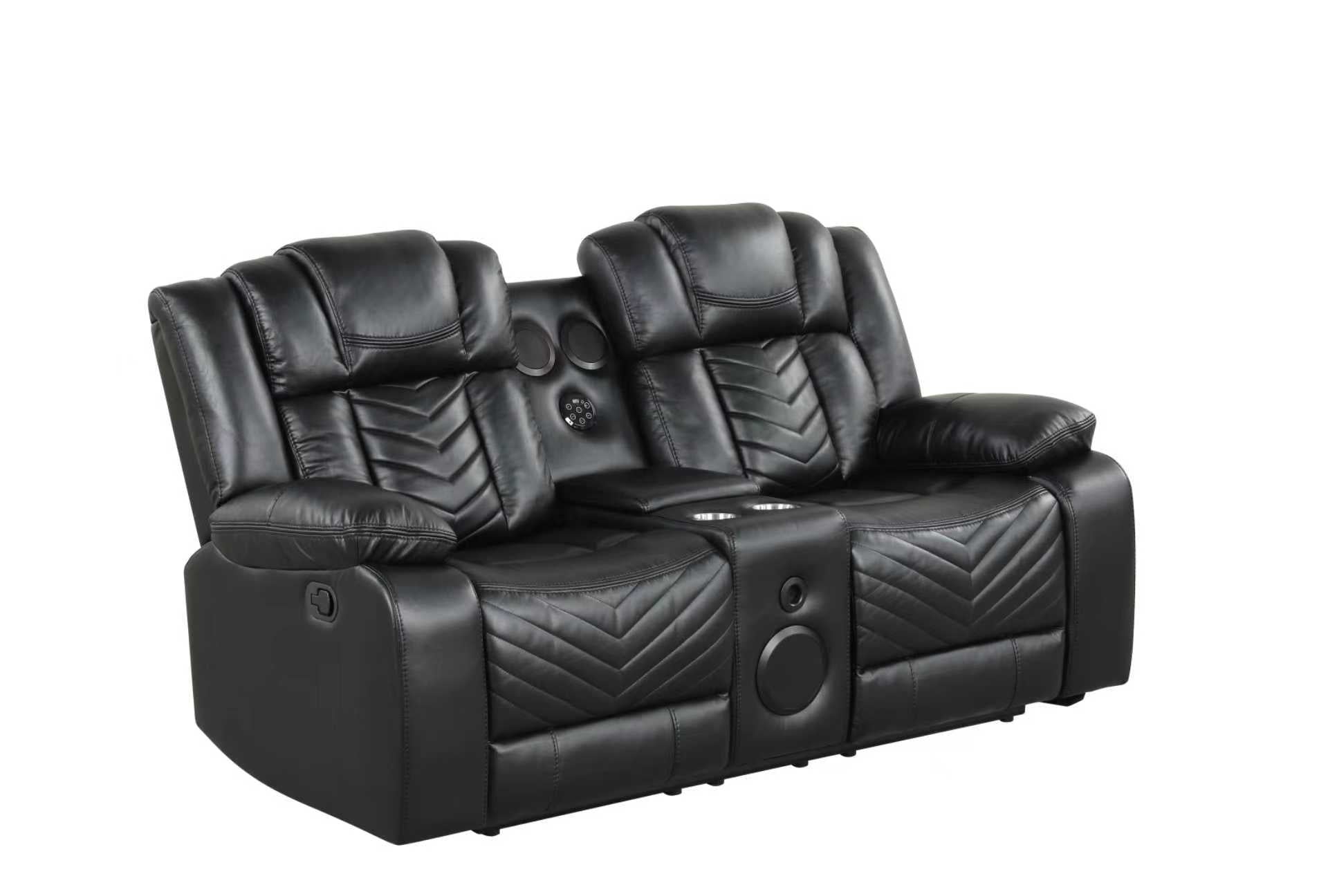 Ace Black - 3PC Reclining Set - Ace Black