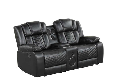 Ace Black - 3PC Reclining Set - Ace Black