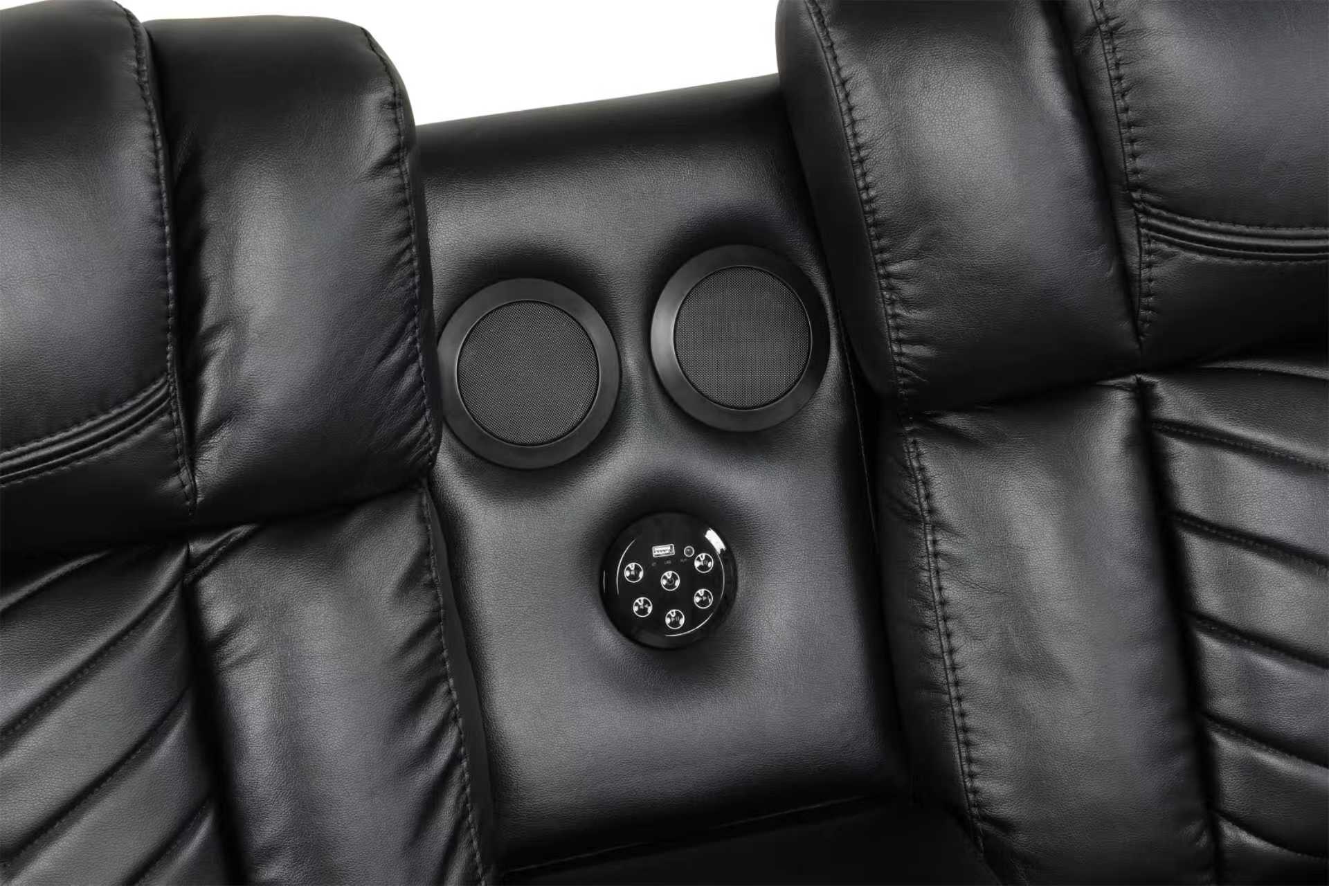 Ace Black - 3PC Reclining Set - Ace Black