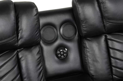 Ace Black - 3PC Reclining Set - Ace Black
