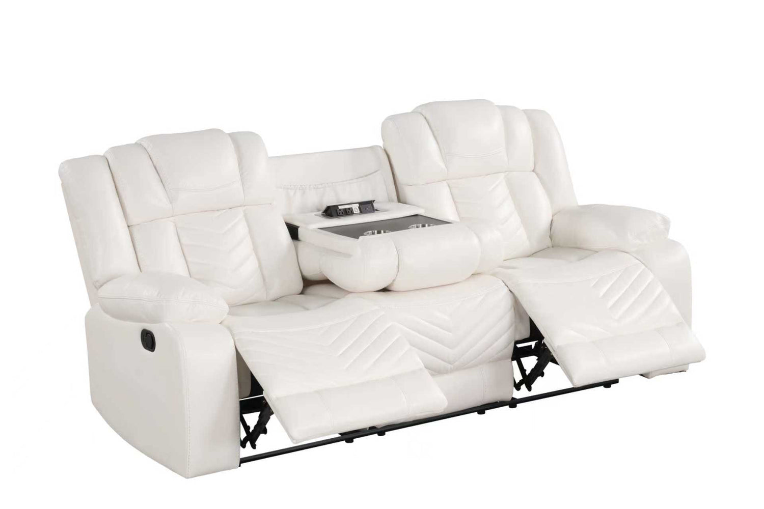Ace White - 3PC Reclining Set - Ace White